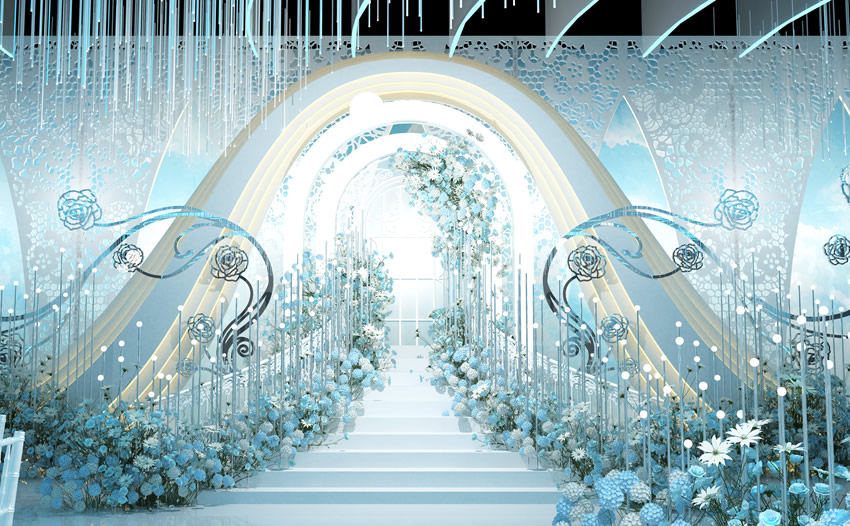 杜尔伯特釡香烙馍村水晶厅效果展示